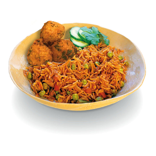 Vegetable Biryani with Pakora