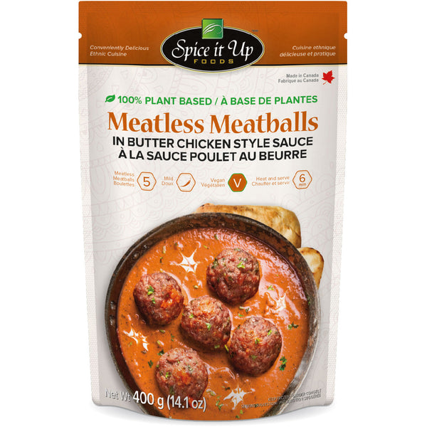 Meatless Meatballs - Butter Chicken Style