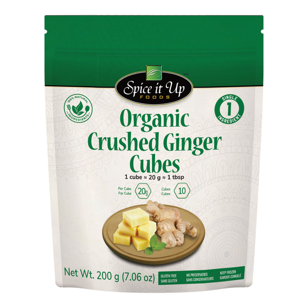 Organic Crushed Ginger Cubes
