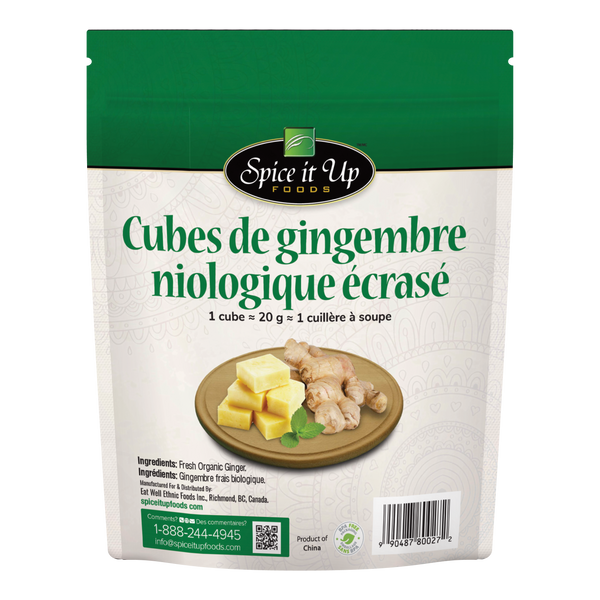 Organic Crushed Ginger Cubes