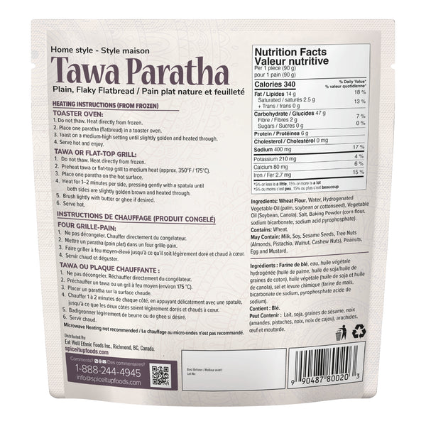 Tawa Paratha Bread