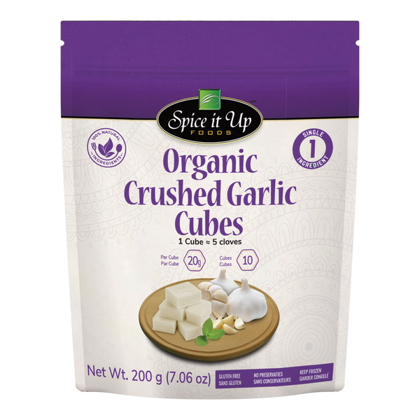 Organic Crushed Garlic Cubes