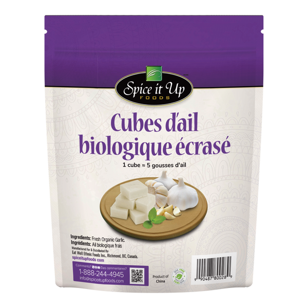 Organic Crushed Garlic Cubes